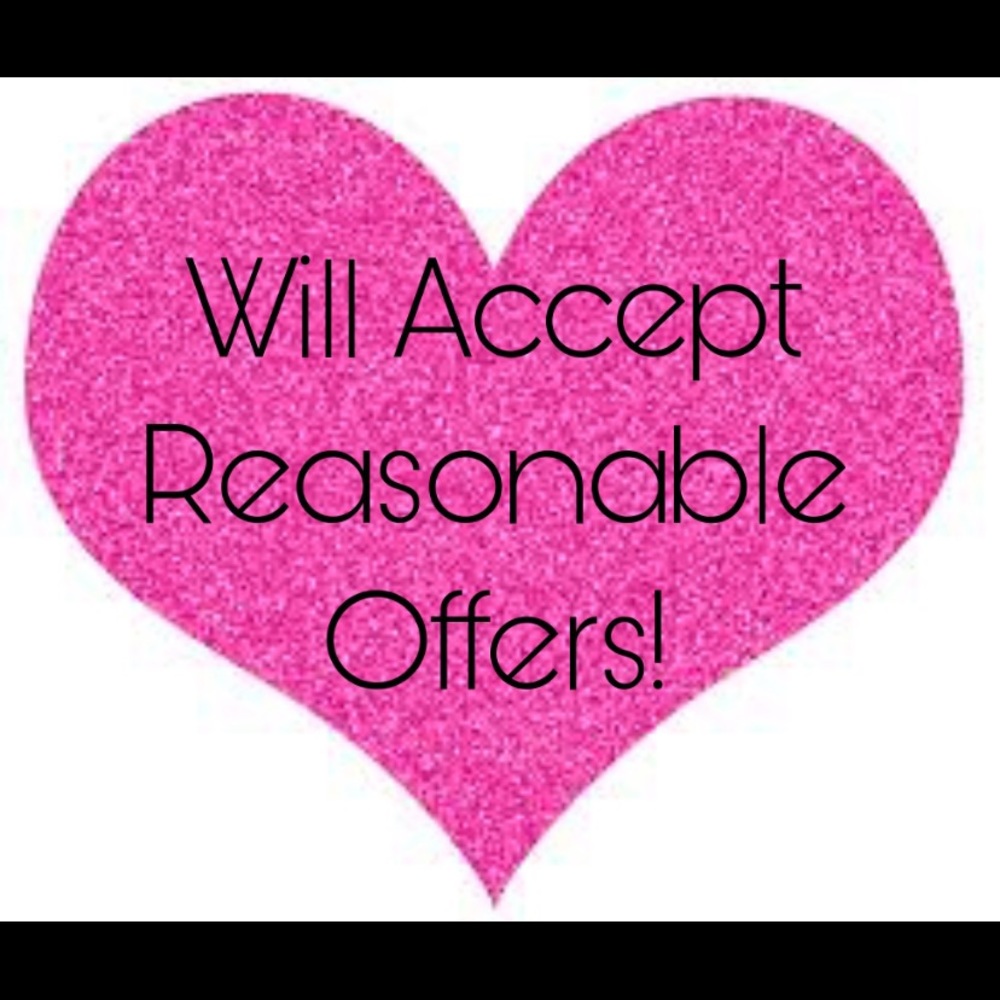 Reasonable offers considered! ✨